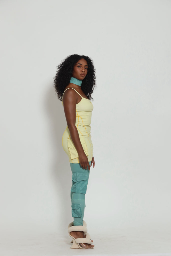 Cargo mini dress